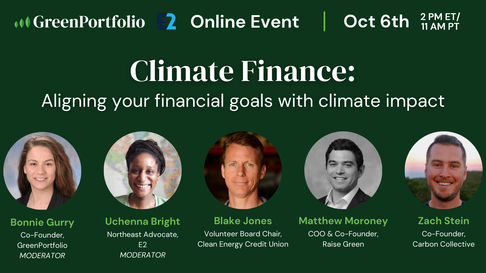 Climate Finance Panel 
