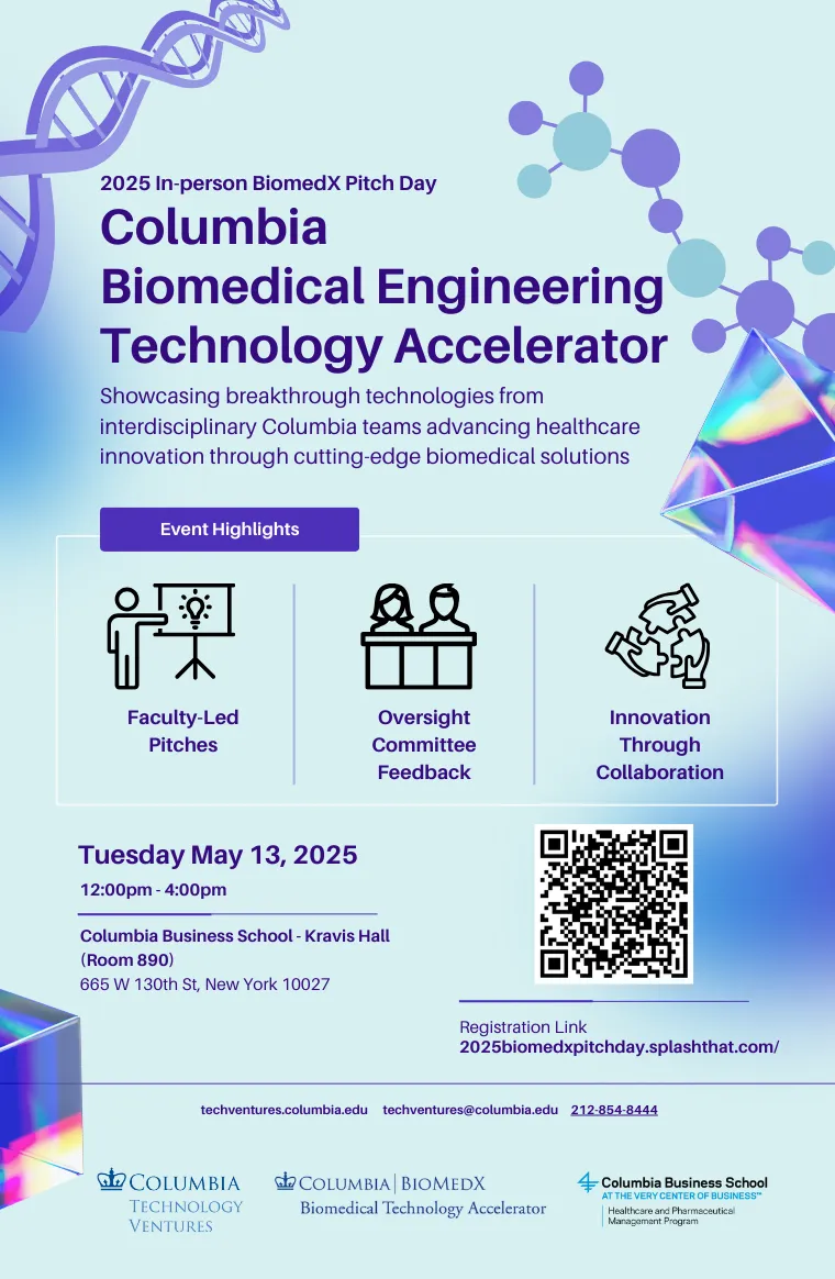 Event flyer with descriptions of timing, location, and agenda. 