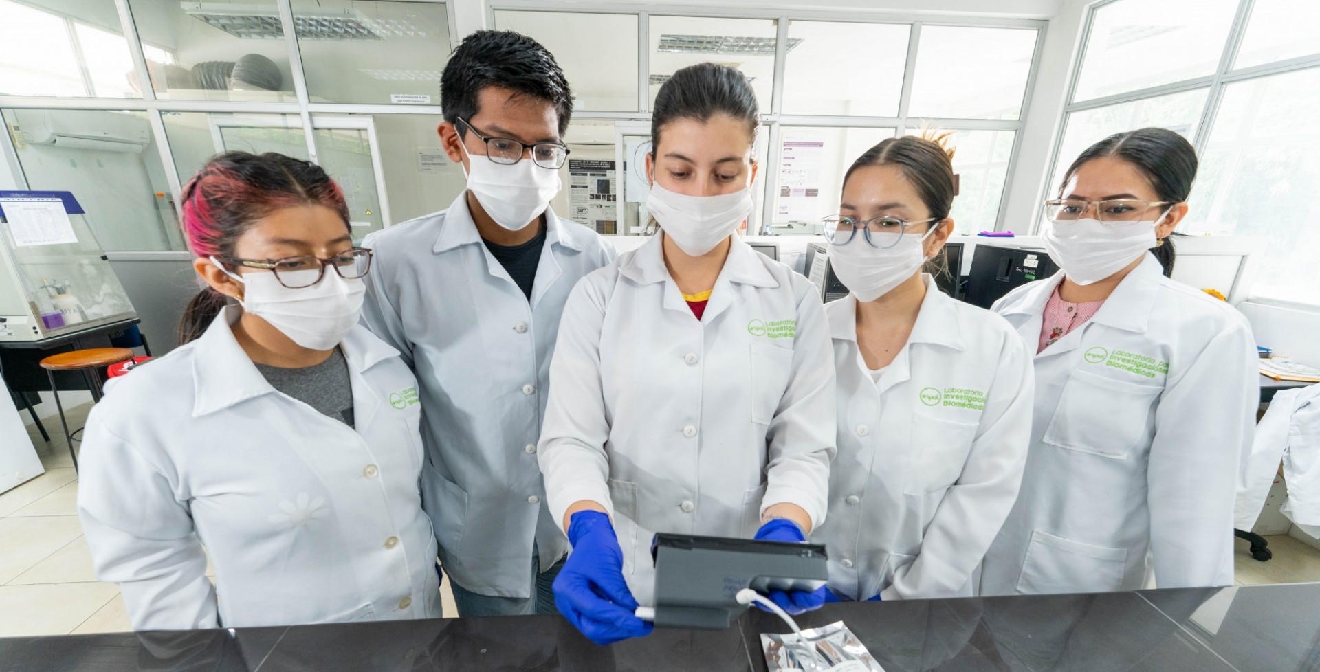 Scientists look down