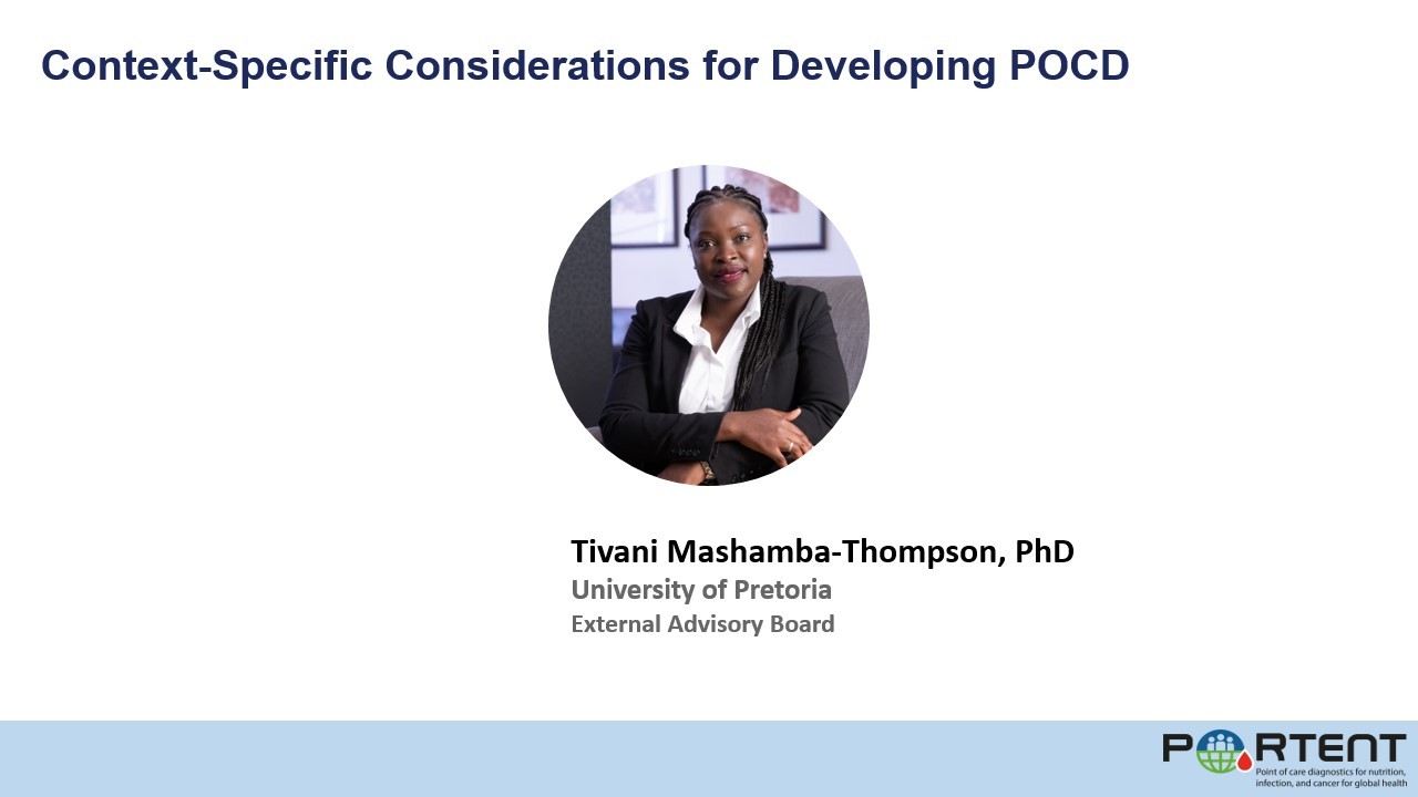 Context-Specific Considerations for Developing POCD